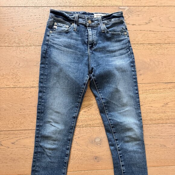 AG High-Rise Skinny, Farrah Ankle, Size 25, LIKE NEW! - Picture 1 of 4